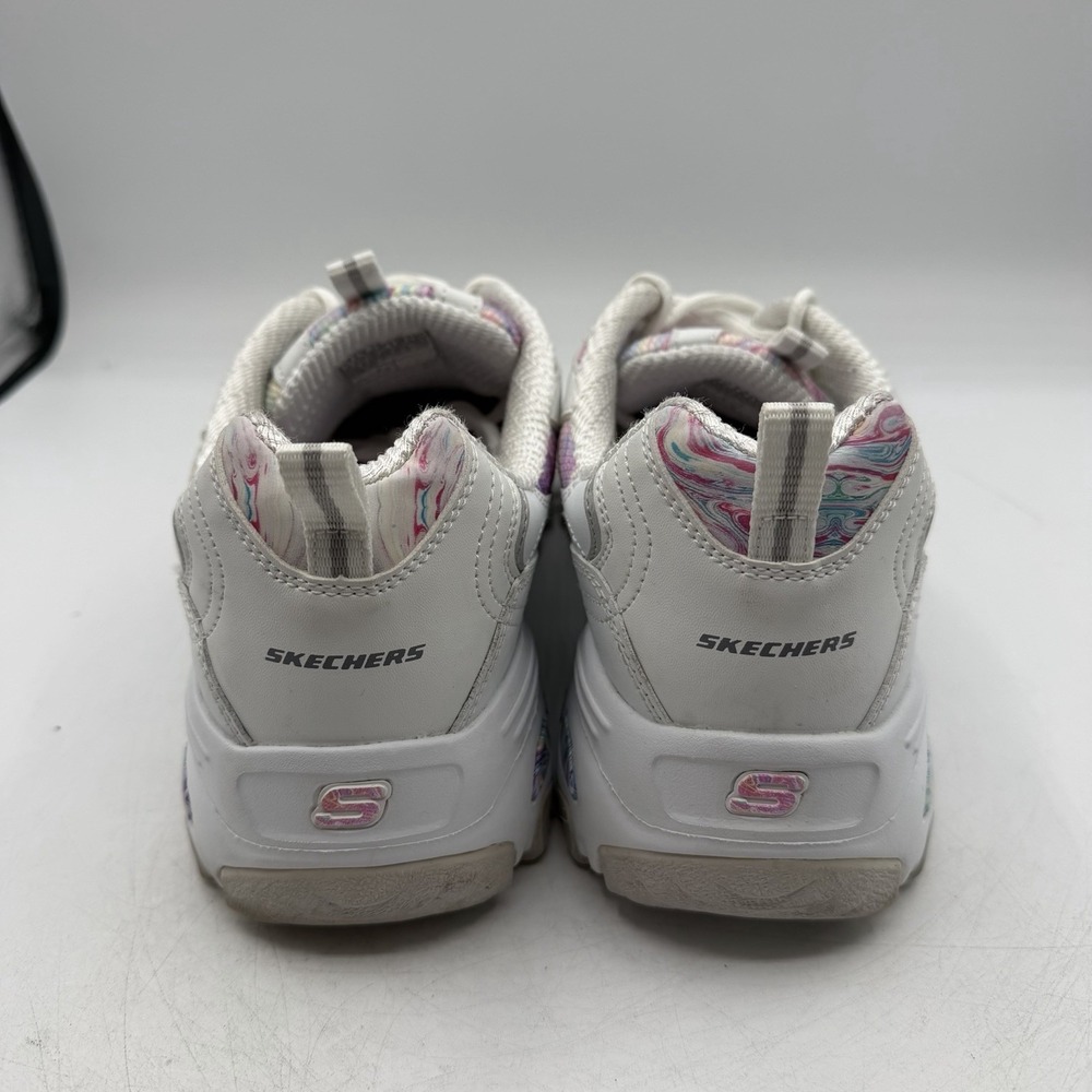 Skechers D'Lites Whimsical Dream Shes Women Sz 11 White/Colorful Sneakers 149789 - Picture 7 of 10